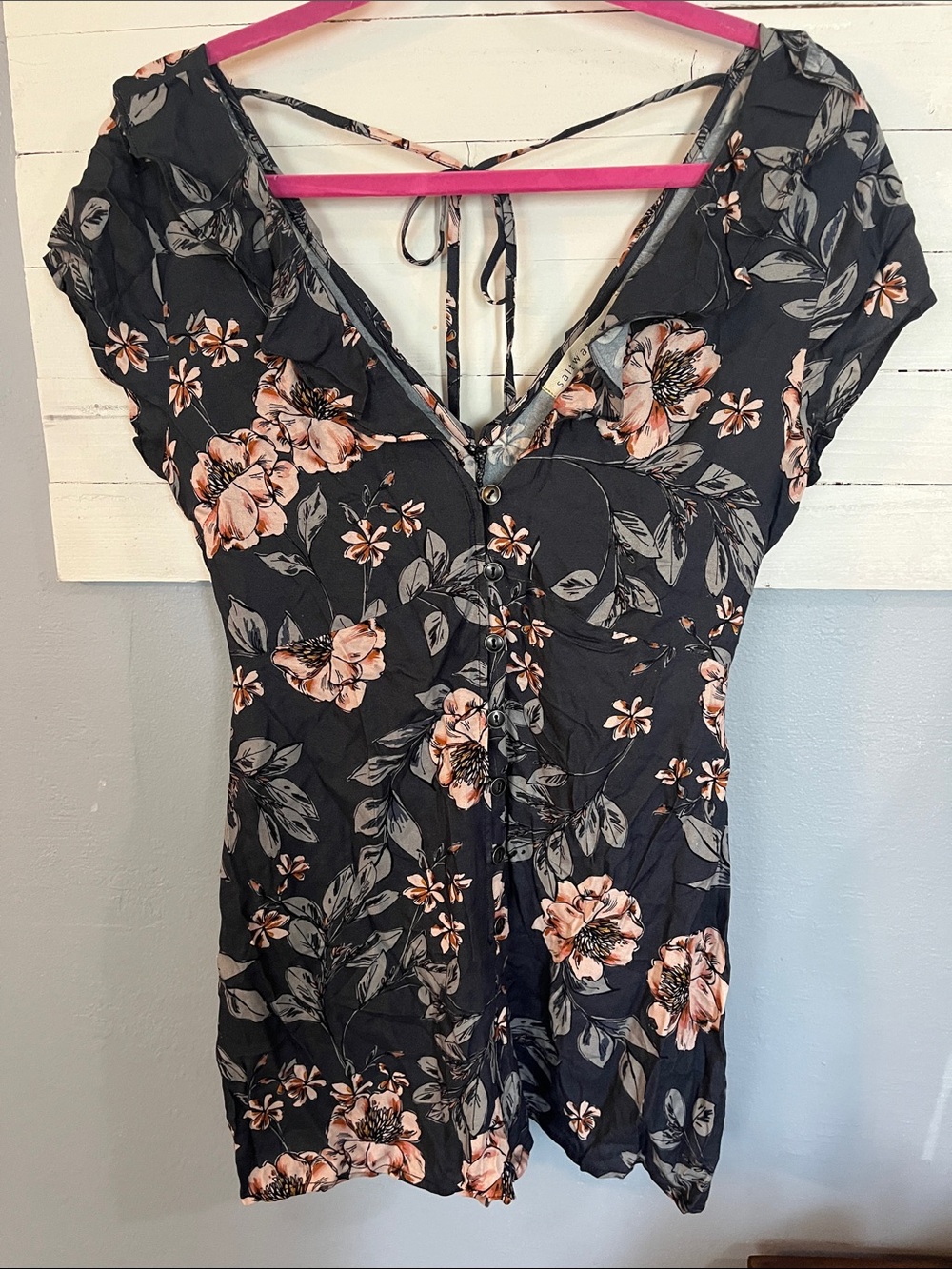 Saltwater luxe bottom down shorts romper